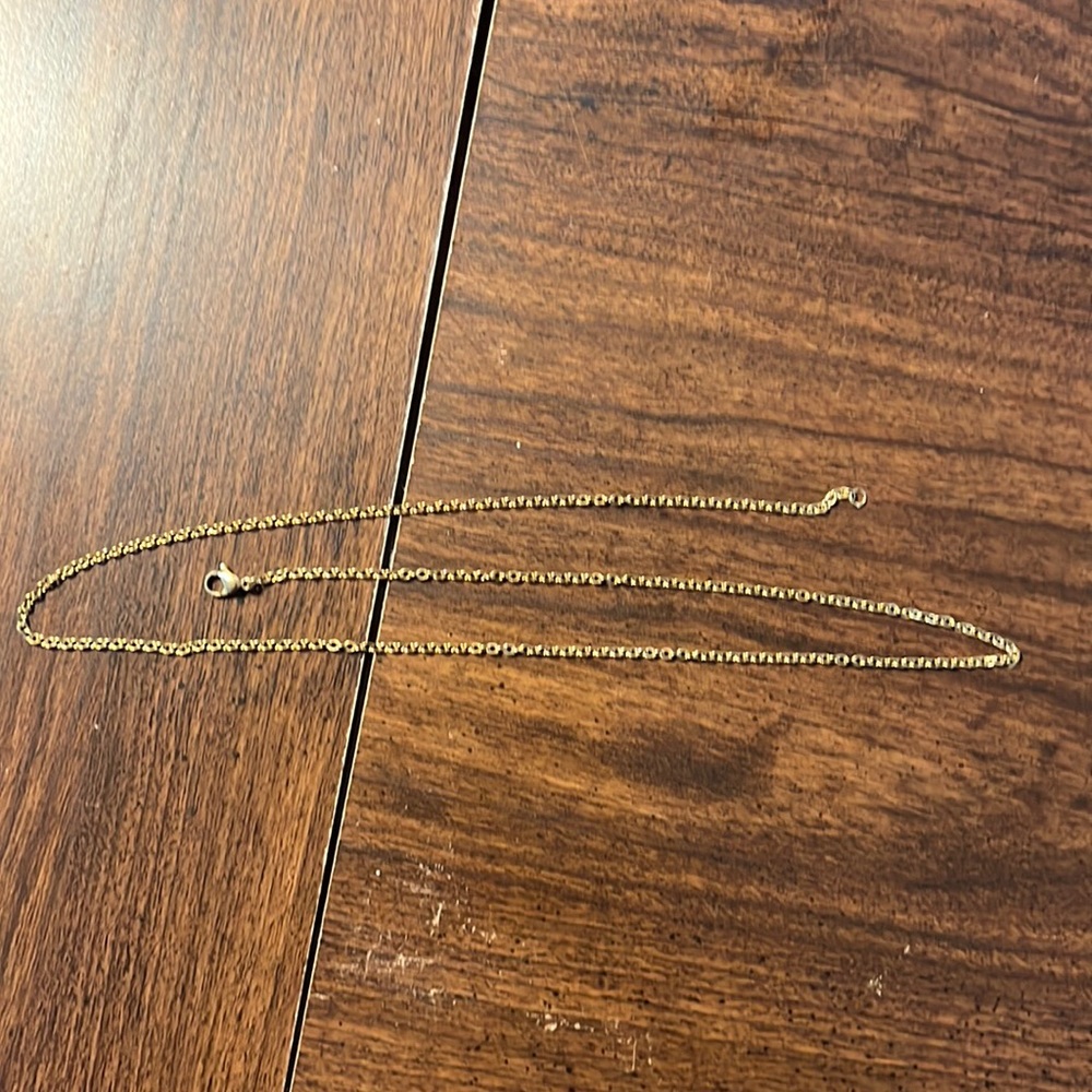 Stainless Steel Gold Chain